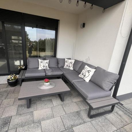 Nowoczesny narożnik na taras - Panaon Corner 220x220 - GG