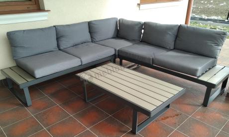 Nowoczesny narożnik na taras - Panaon Corner 220x220 - GG