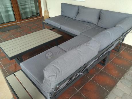 Nowoczesny narożnik na taras - Panaon Corner 220x220 - GG