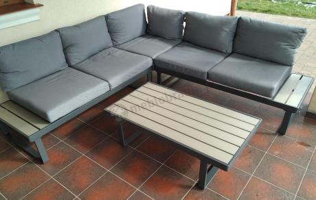 Nowoczesny narożnik na taras - Panaon Corner 220x220 - GG