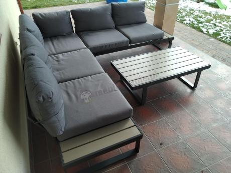 Nowoczesny narożnik na taras - Panaon Corner 220x220 - GG