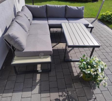 Nowoczesny narożnik na taras - Panaon Corner 220x220 - GG