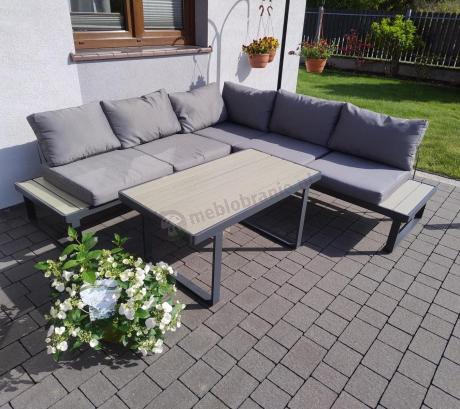 Nowoczesny narożnik na taras - Panaon Corner 220x220 - GG