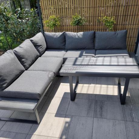 Nowoczesny narożnik na taras - Panaon Corner 220x220 - GG