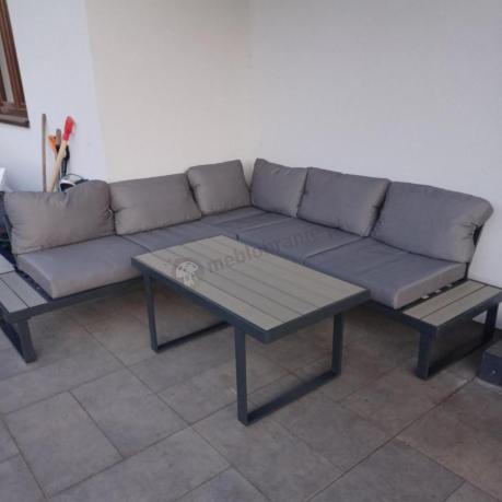 Nowoczesny narożnik na taras - Panaon Corner 220x220 - GG