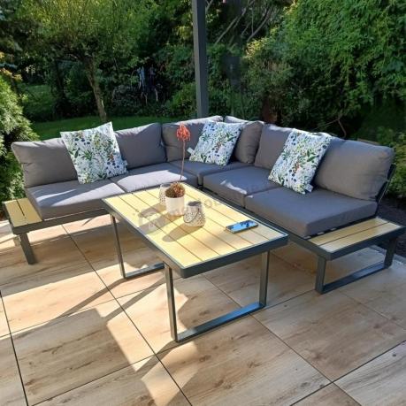 Nowoczesny narożnik na taras - Panaon Corner 220x220 - WG