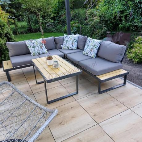 Nowoczesny narożnik na taras - Panaon Corner 220x220 - WG