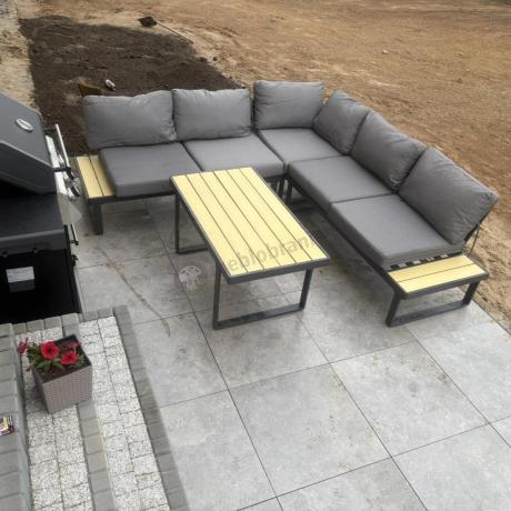 Nowoczesny narożnik na taras - Panaon Corner 220x220 - WG