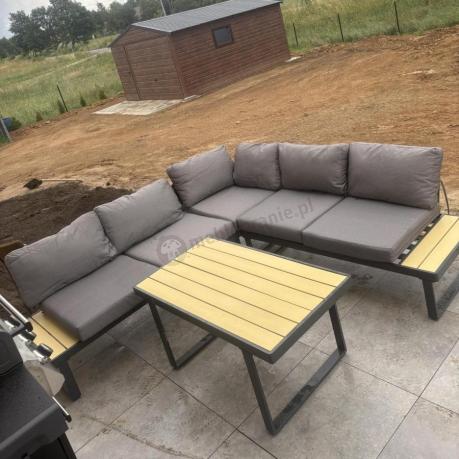 Nowoczesny narożnik na taras - Panaon Corner 220x220 - WG