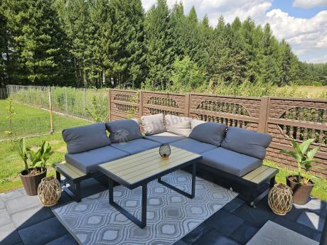 Nowoczesny narożnik na taras - Panaon Corner 220x220 - WG