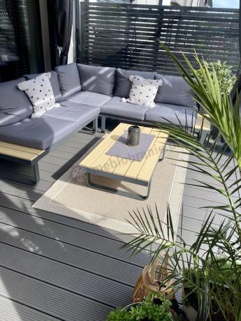 Nowoczesny narożnik na taras - Panaon Corner 220x220 - WG