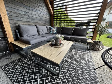 Nowoczesny narożnik na taras - Panaon Corner 220x220 - WG