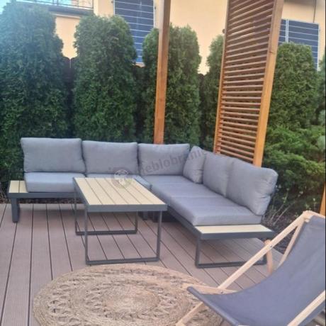 Nowoczesny narożnik na taras - Panaon Corner 220x220 - WG