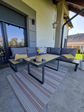 Nowoczesny narożnik na taras - Panaon Corner 220x220 - WG