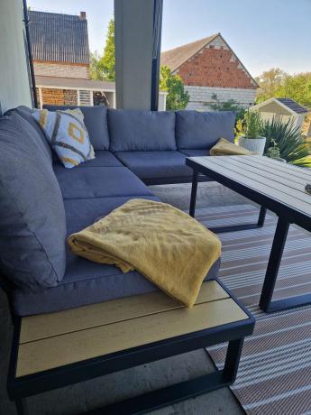 Nowoczesny narożnik na taras - Panaon Corner 220x220 - WG