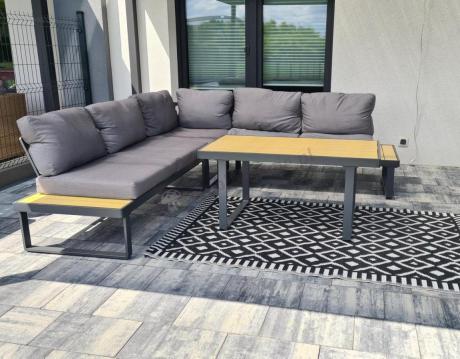 Nowoczesny narożnik na taras - Panaon Corner 220x220 - WG