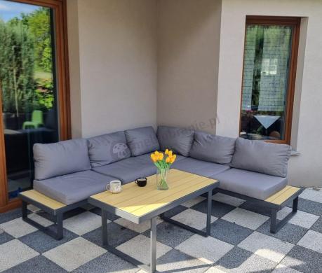 Nowoczesny narożnik na taras - Panaon Corner 220x220 - WG