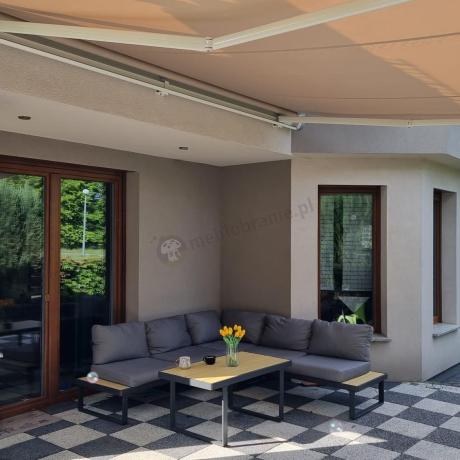 Nowoczesny narożnik na taras - Panaon Corner 220x220 - WG