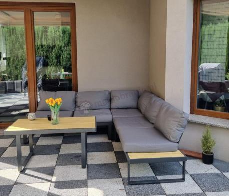 Nowoczesny narożnik na taras - Panaon Corner 220x220 - WG