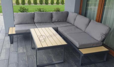 Nowoczesny narożnik na taras - Panaon Corner 220x220 - WG