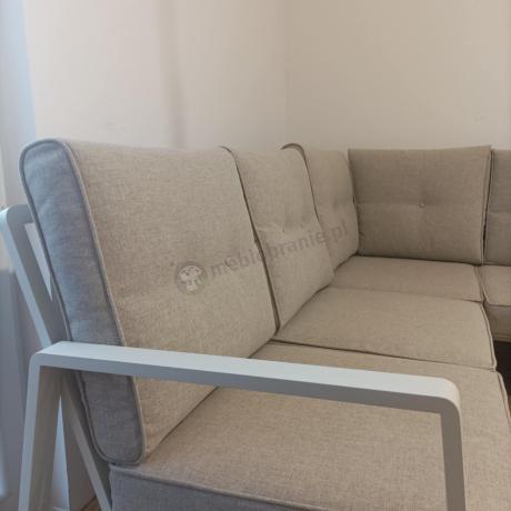 Nowoczesny narożnik ogrodowy Elke Corner - White