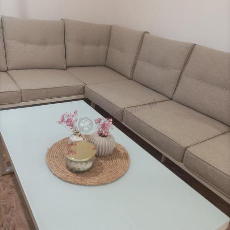 Nowoczesny narożnik ogrodowy Elke Corner - White