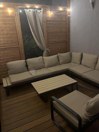 Nowoczesny narożnik ogrodowy z fotelem Panaon Corner XL WB