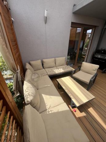 Nowoczesny narożnik ogrodowy z fotelem Panaon Corner XL WB