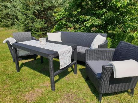 zestaw ogrodowy na nóżkach