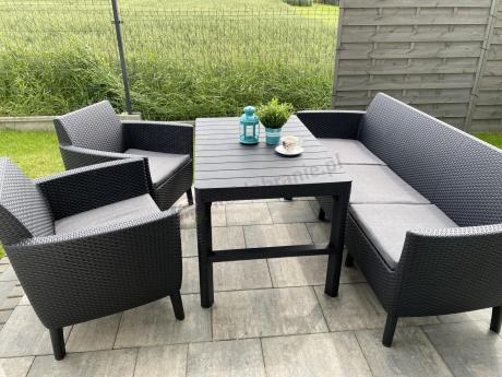 zestaw ogrodowy na nóżkach