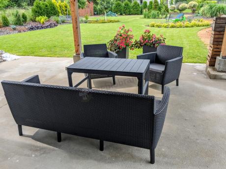 zestaw ogrodowy na nóżkach