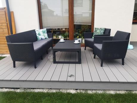 zestaw ogrodowy na nóżkach