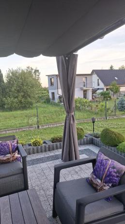Scali Fiesta grafit / walnut meble ogrodowe dla 6 osób ze stołem podnoszonym
