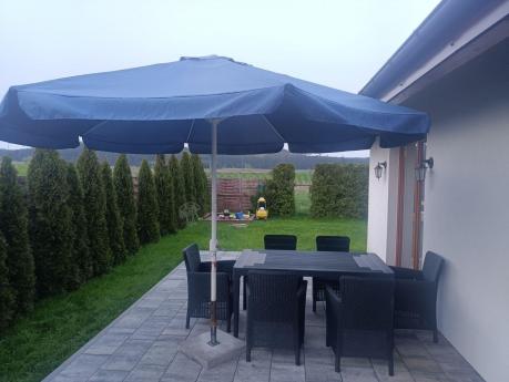 Stół ogrodowy 160x90cm i 6 krzeseł Meblobranie TG6 grafit