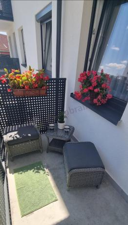 Szary zestaw wypoczynkowy na taras Laritto Duo z regulowanymi fotelami - Grey