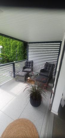 Szary zestaw wypoczynkowy na taras Laritto Duo z regulowanymi fotelami - Grey