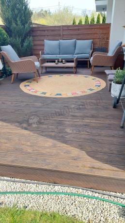 Technorattanowe meble na taras premium Cioso - Brown