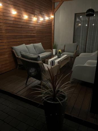 Technorattanowe meble na taras premium Cioso - Brown
