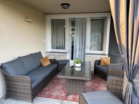 Technorattanowy komplet mebli na taras dla 7 osób Novici Dining Dark Brown