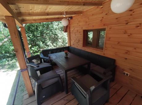 Zestaw dla 10 osób z narożnikiem, stołem obiadowym i trzema fotelami Rellme VII grafitowy