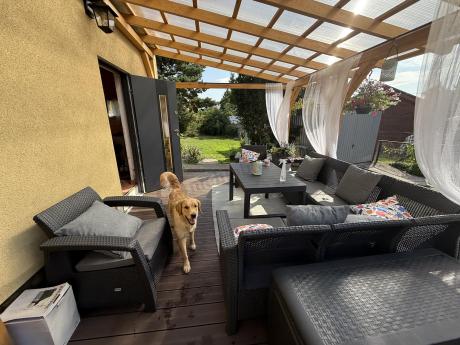 Zestaw dla 8 osób z narożnikiem, stołem podnoszonym i dwoma fotelami Relly VI grafit