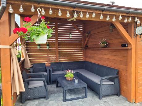 Zestaw dla 8 osób z narożnikiem, stołem podnoszonym i dwoma fotelami Relly VI grafit