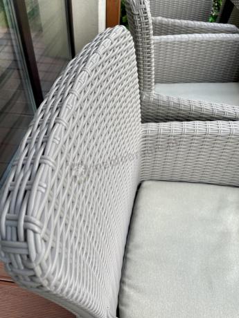 Zestaw do ogrodu 8 foteli + stół Meblobranie TG8 - cappuccino