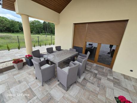 Zestaw do ogrodu 8 foteli + stół Meblobranie TG8 - cappuccino