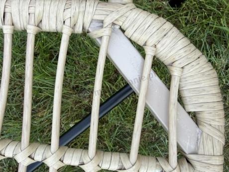 Zestaw mebli kawowych na taras Mirello rope style Beige
