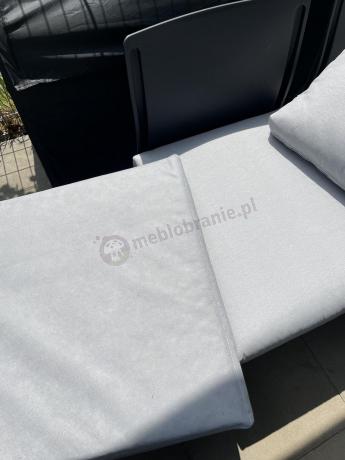 Zestaw mebli modułowych do ogrodu dla 6 osób Elements grafit