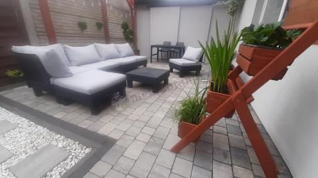 Zestaw mebli modułowych do ogrodu dla 6 osób Elements grafit