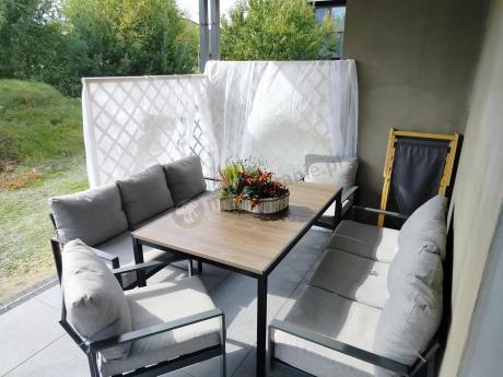 Zestaw mebli ogrodowych dla 8 osób ze stołem obiadowym Panaon Grande Prime LG