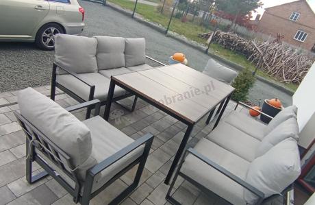 Zestaw mebli ogrodowych dla 8 osób ze stołem obiadowym Panaon Grande Prime LG
