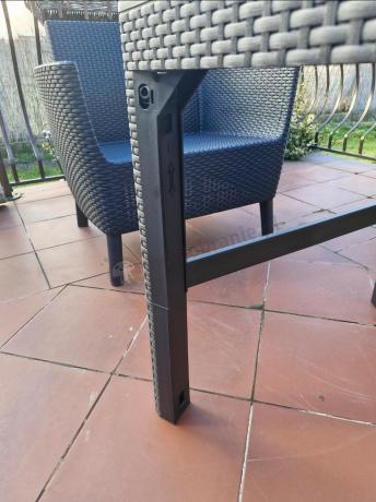 zestaw ogrodowy na nóżkach